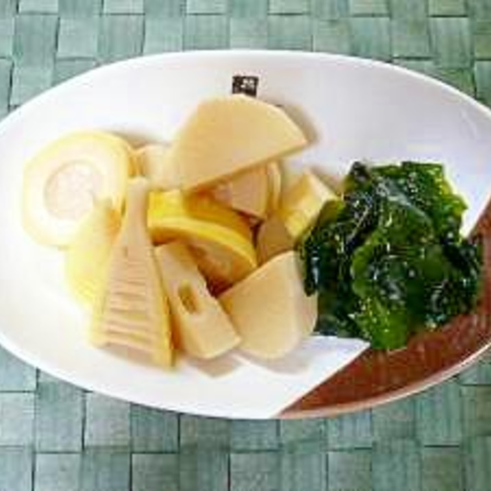 圧力鍋で簡単♪筍とわかめの煮物…若竹煮